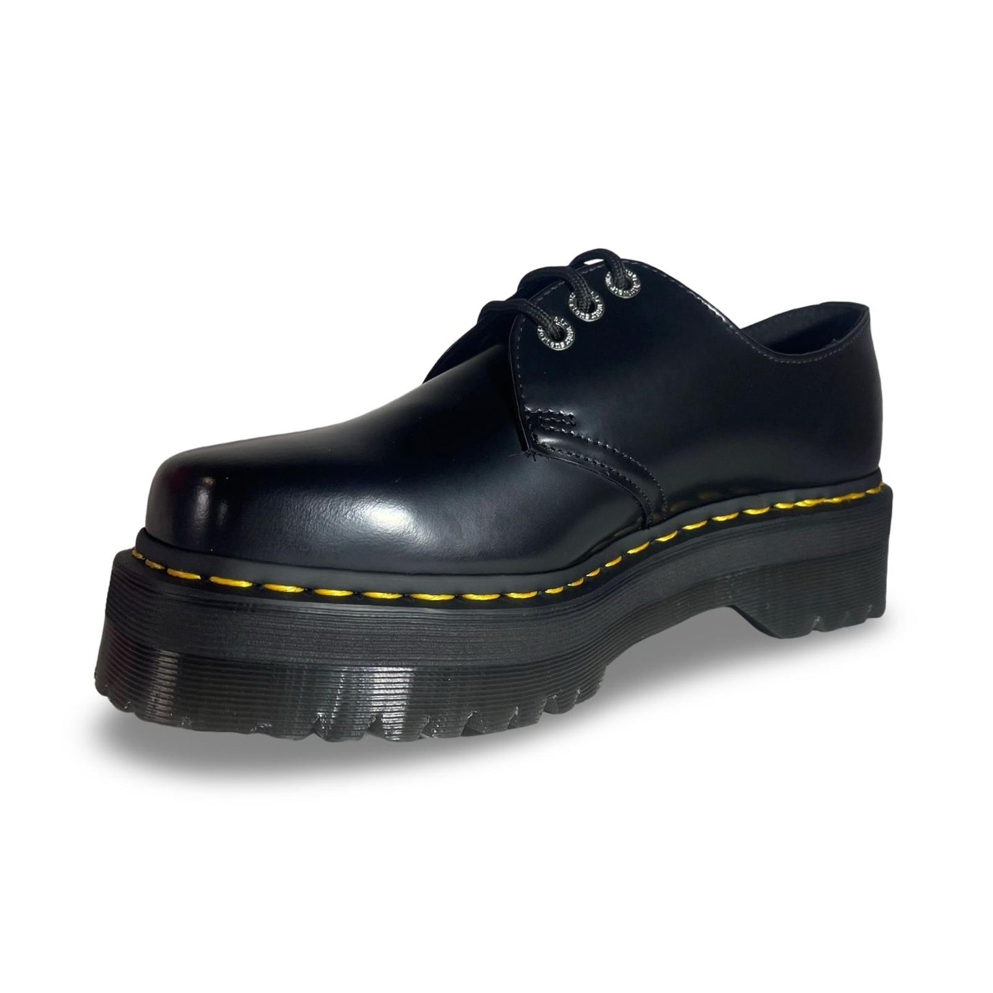 Dr. Martens 1461 Quad Smooth Leather Platform Shoes