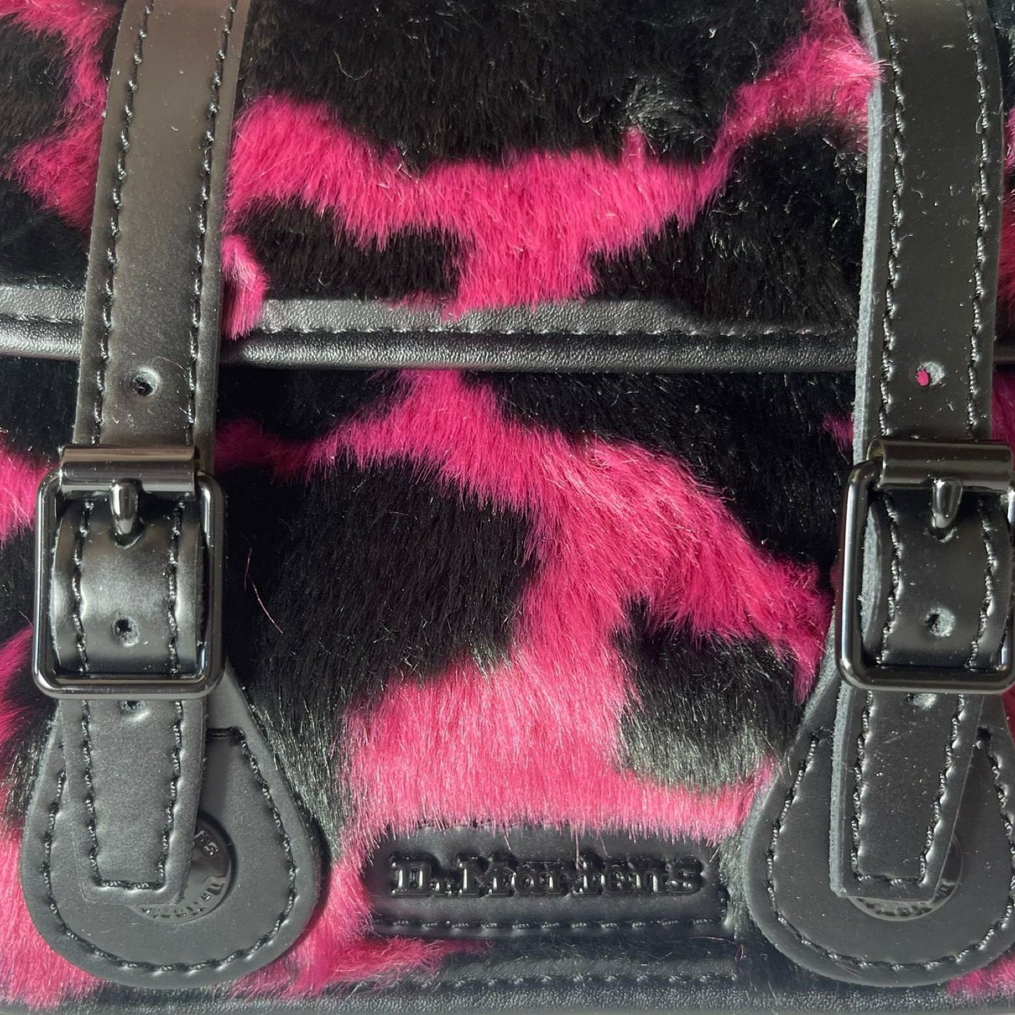 Dr. Martens 7 inch Hair-on Cow Print Crossbody Bag