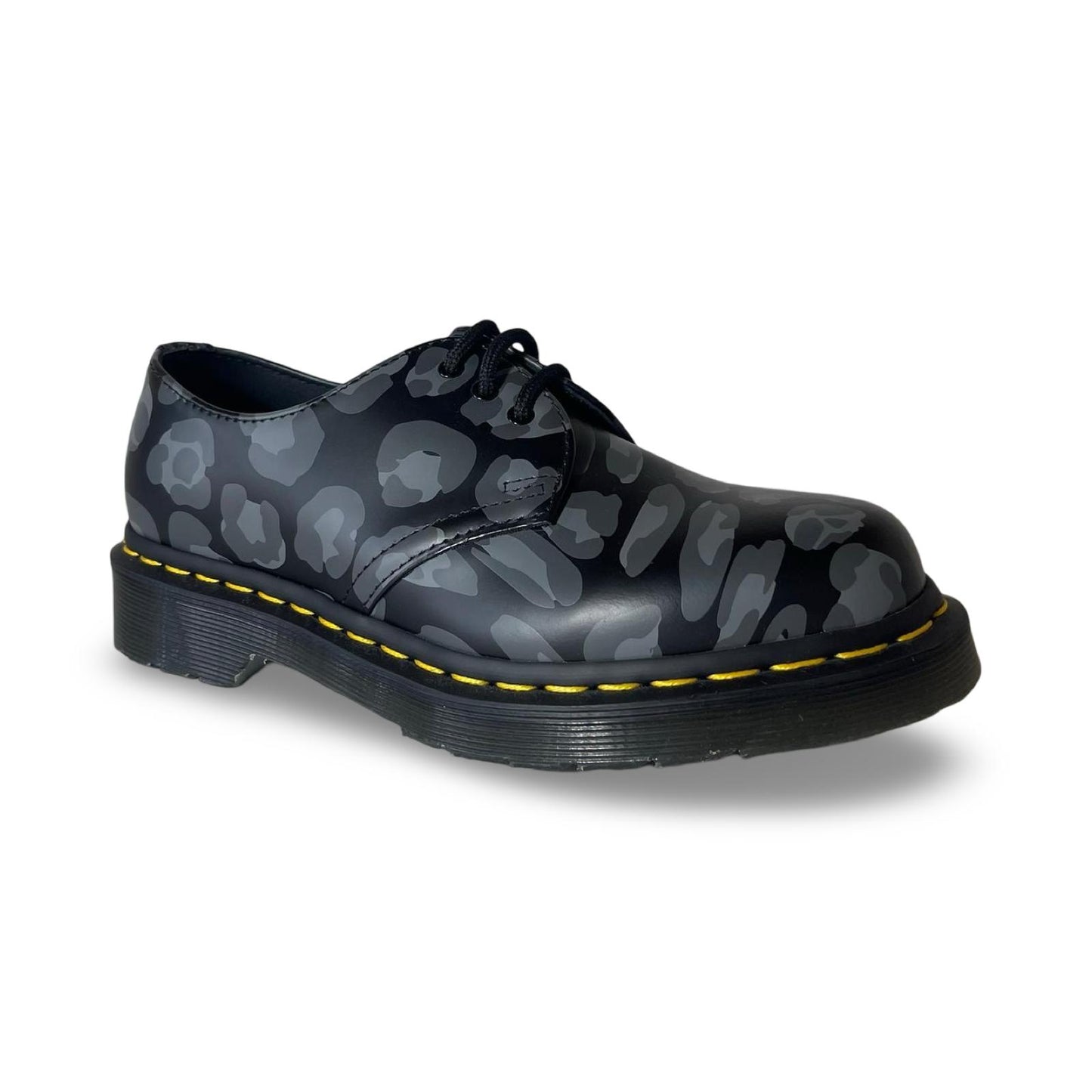 Dr. Martens 1461 Distorted Leopard Print Shoes