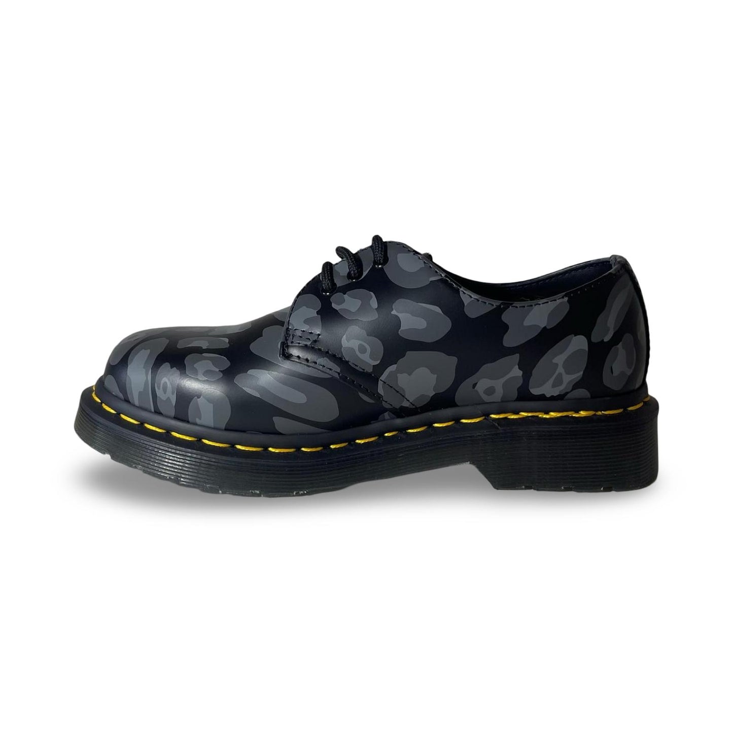 Dr. Martens 1461 Distorted Leopard Print Shoes