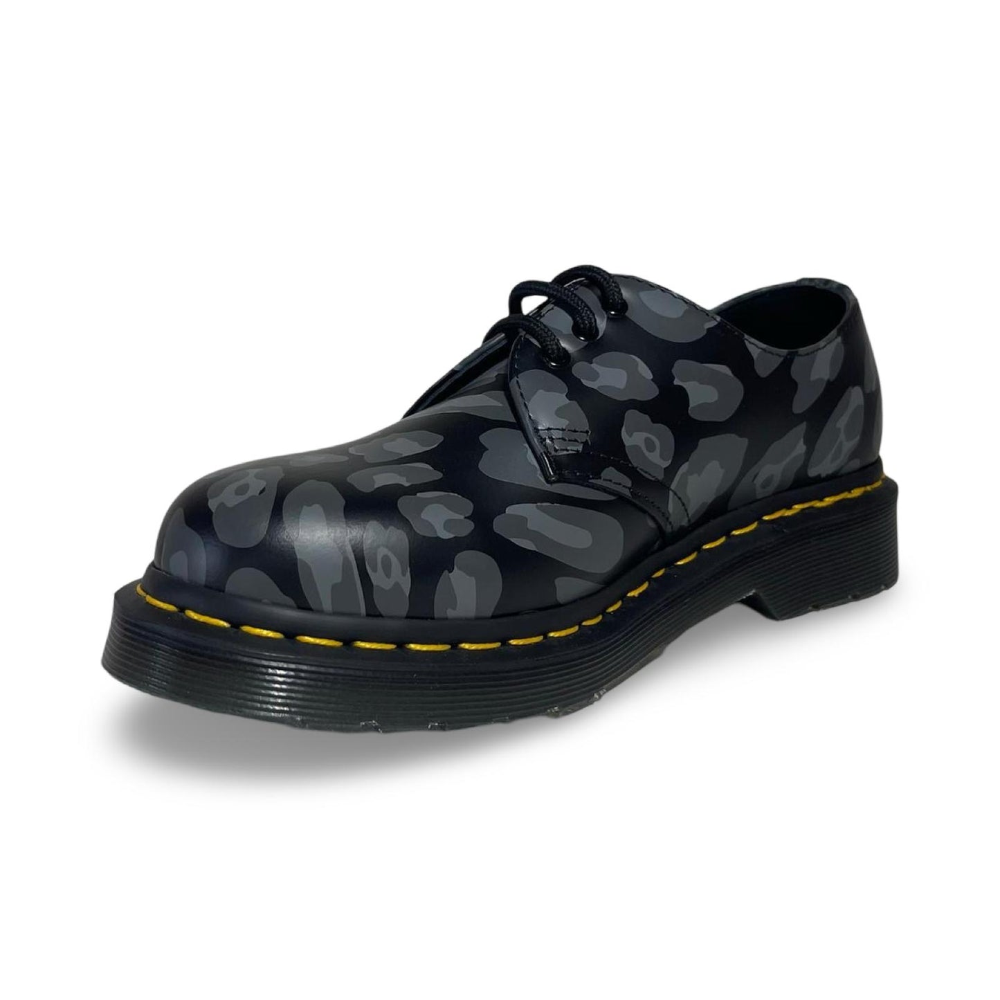 Dr. Martens 1461 Distorted Leopard Print Shoes