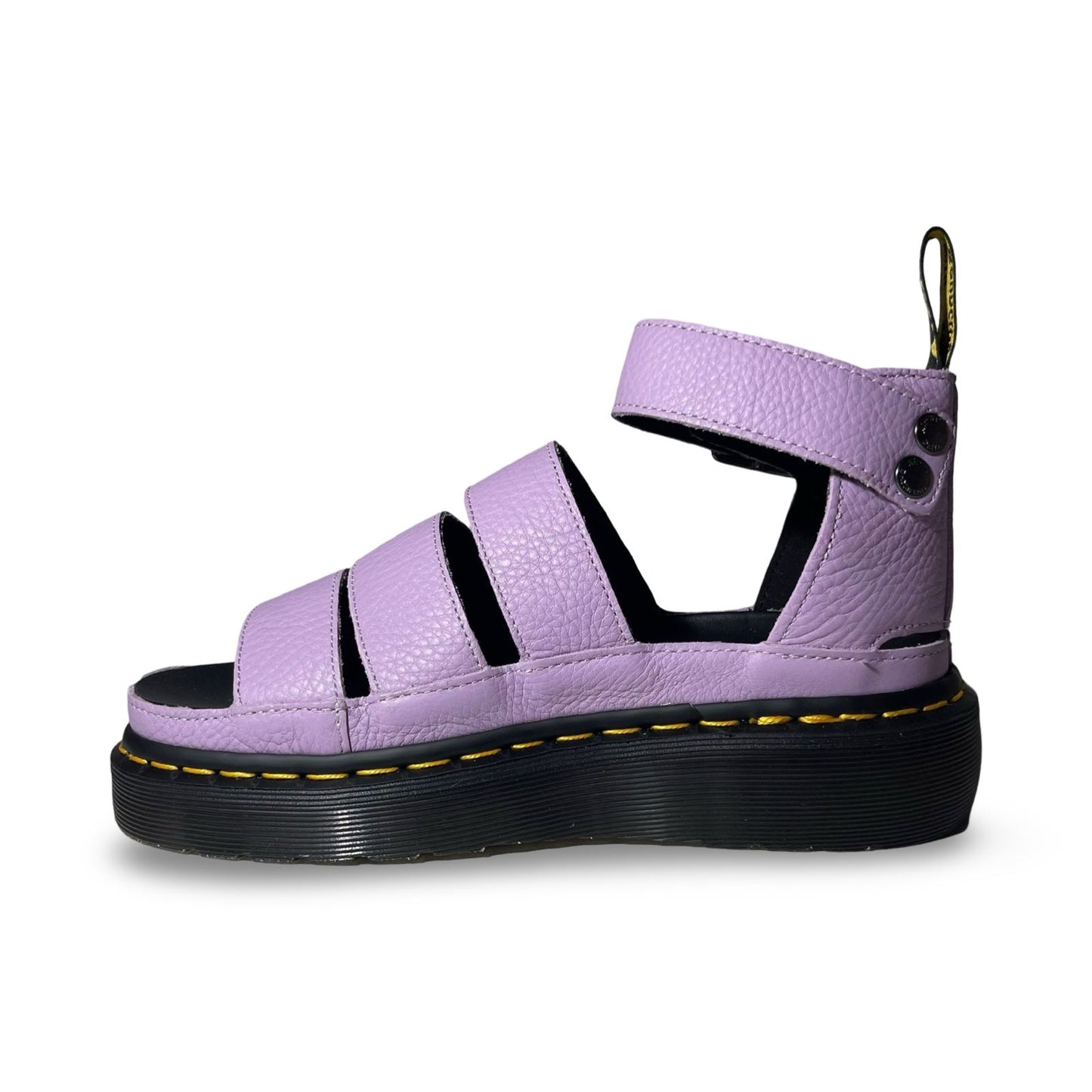 Dr Martens Clarissa II Pisa Leather Strap Platform Sandals