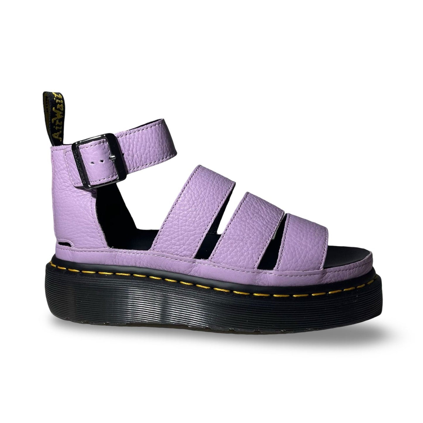 Dr Martens Clarissa II Pisa Leather Strap Platform Sandals