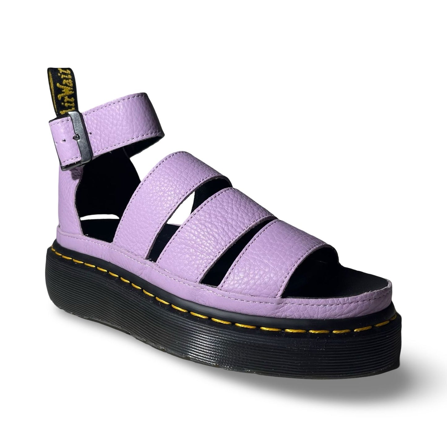 Dr Martens Clarissa II Pisa Leather Strap Platform Sandals