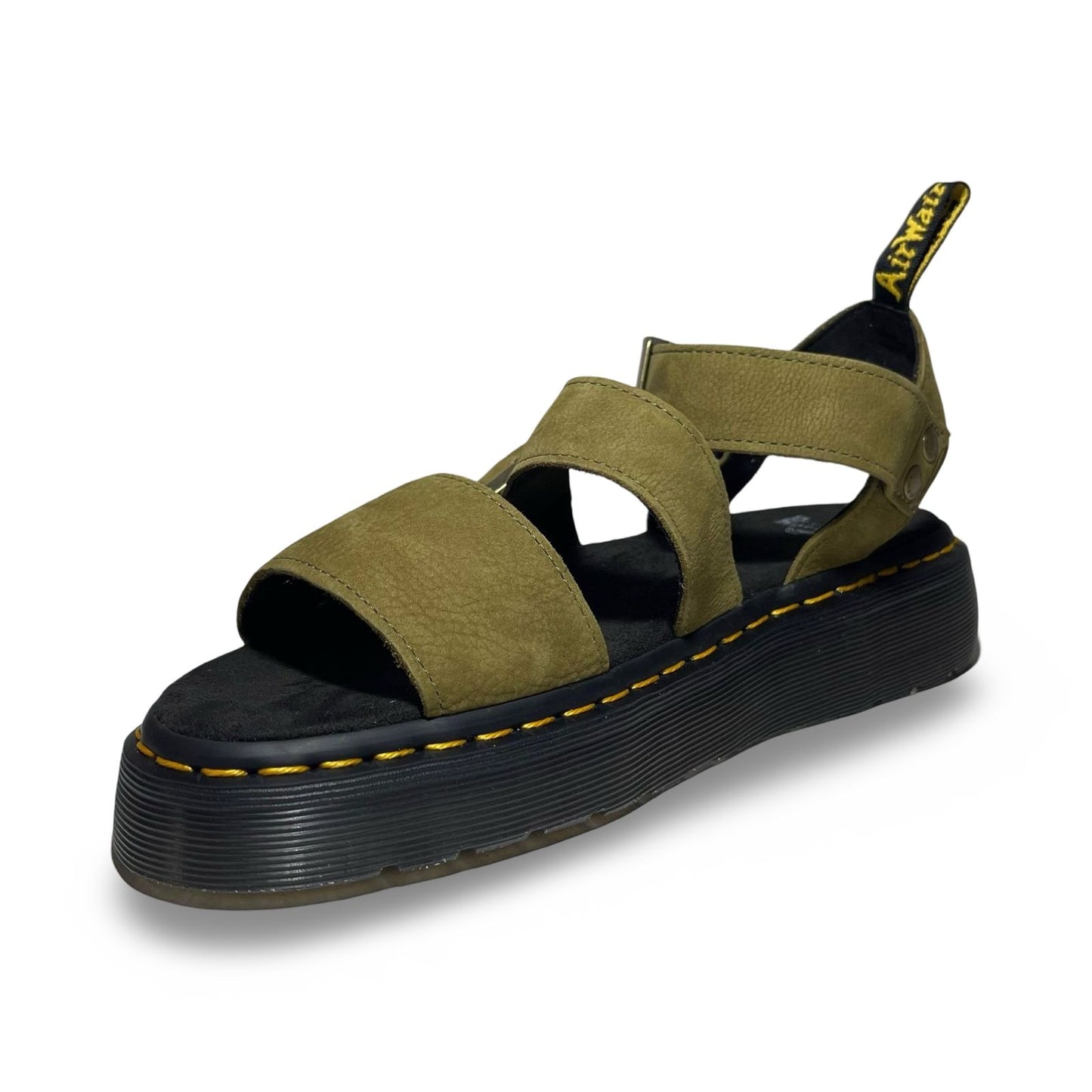 Dr. Martens Gryphon Tumbled Nubuck Leather Platform Sandals