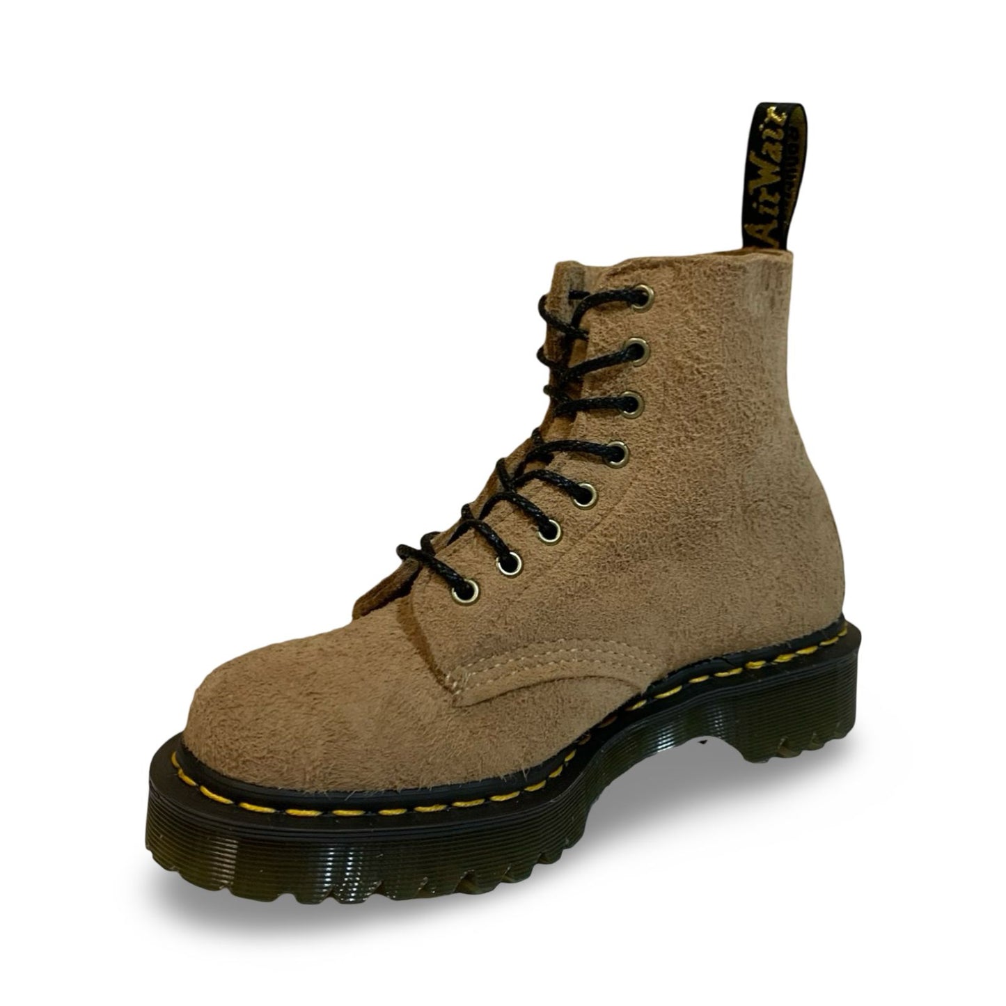 Dr. Martens 1460 Pascal Made in England Tufted Suede Lace up Boots