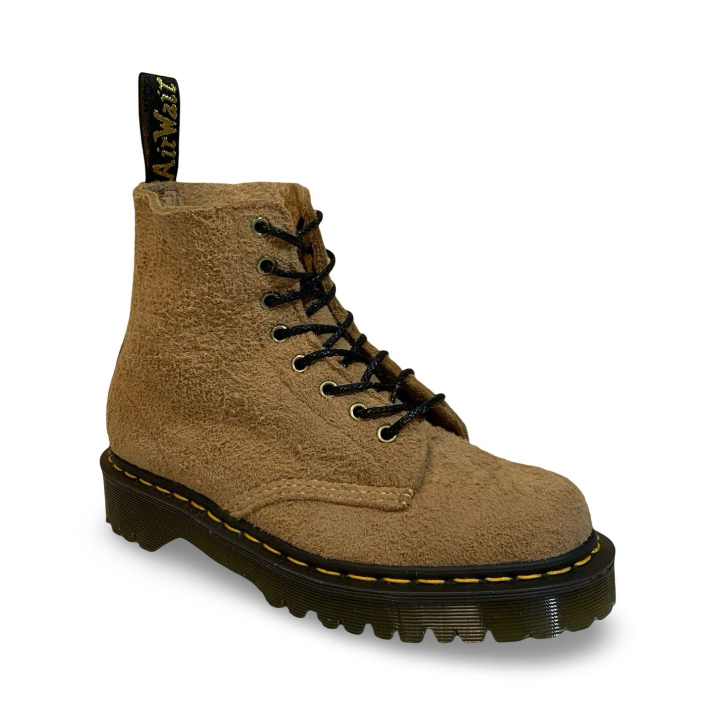 Dr. Martens 1460 Pascal Made in England Tufted Suede Lace up Boots