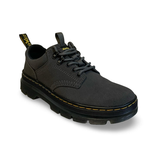 Dr. Martens Reeder Suede Utility Shoes (Gunmetal Colour)