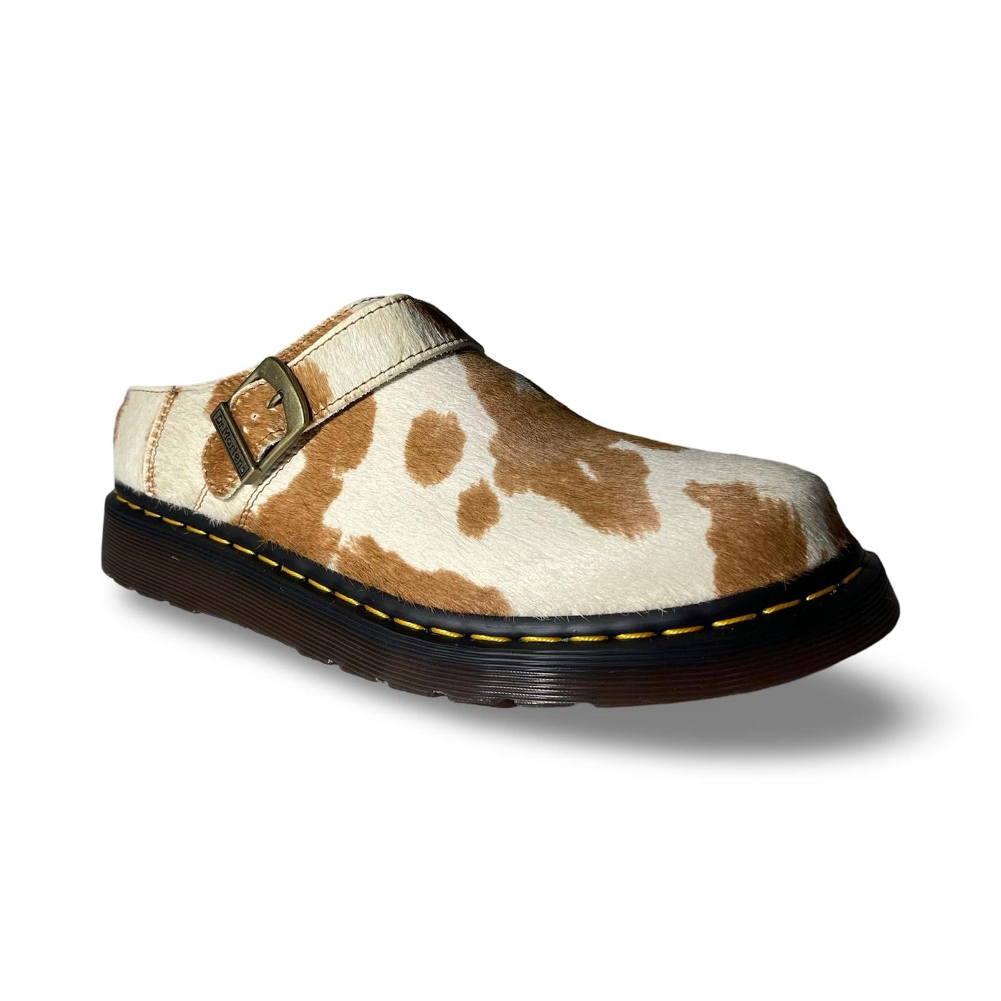 Dr. Martens Isham Hair-On Cow Print Mules