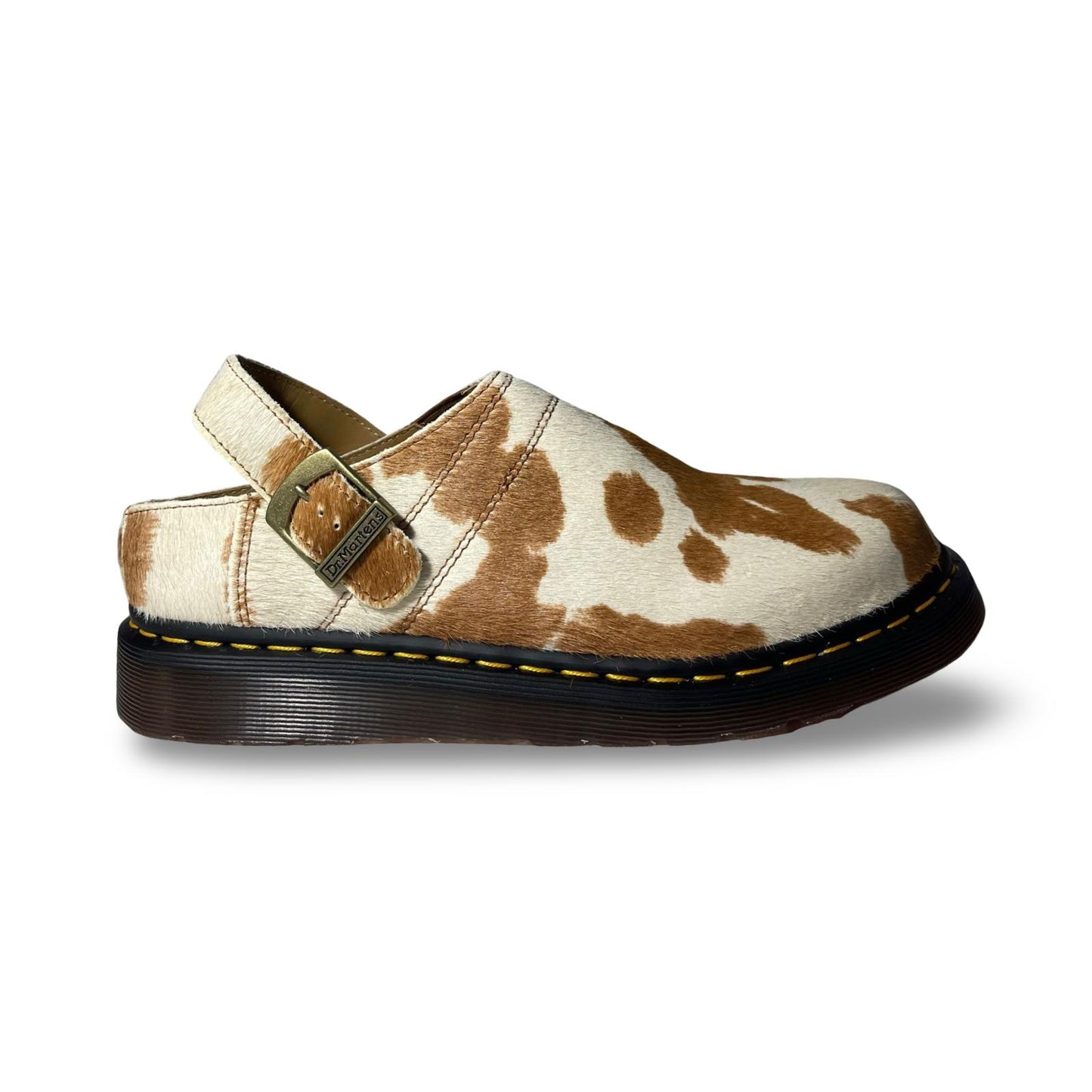 Dr. Martens Isham Hair-On Cow Print Mules