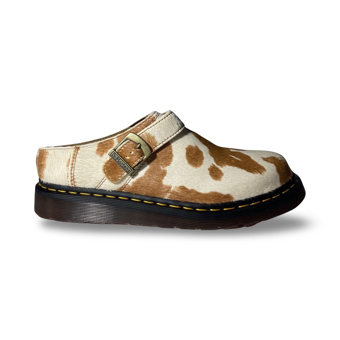 Dr. Martens Isham Hair-On Cow Print Mules