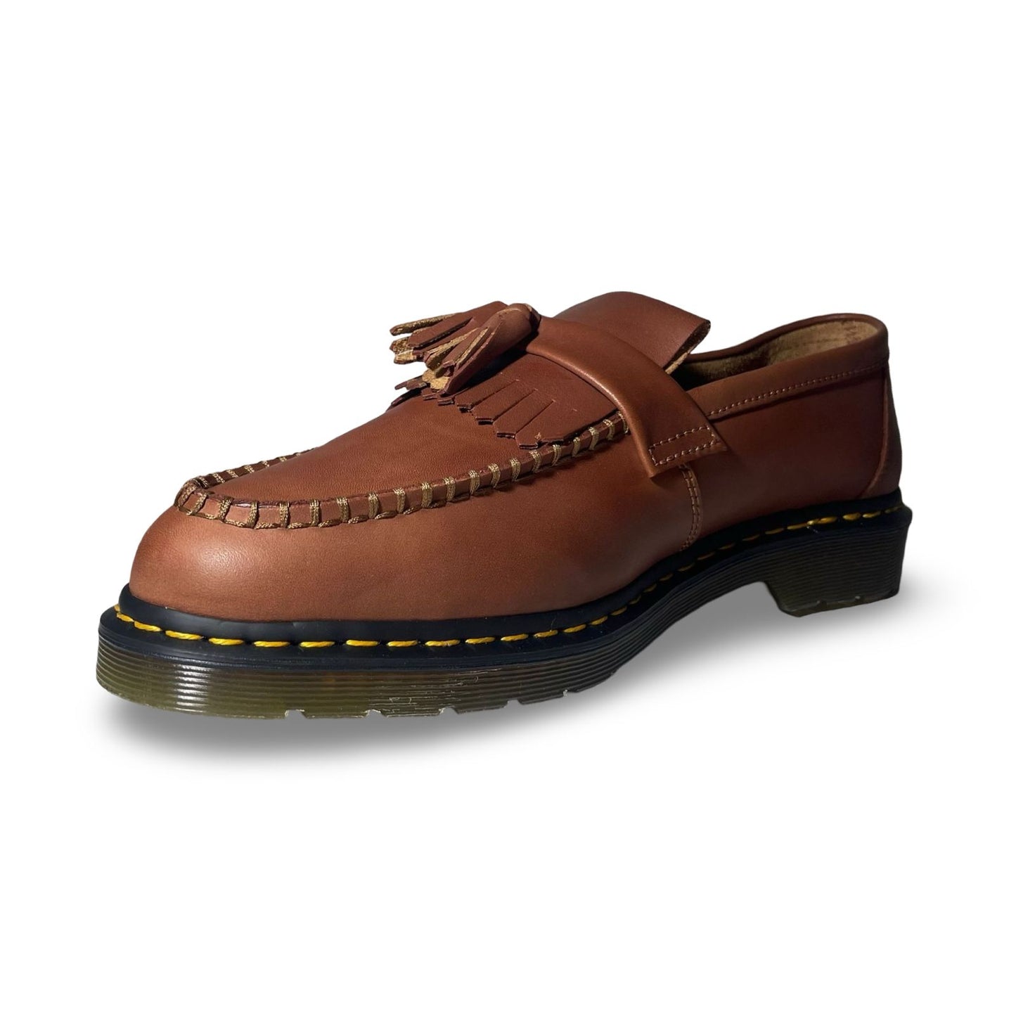 Dr. Martens Adrian Carrara Leather Tassel Loafers